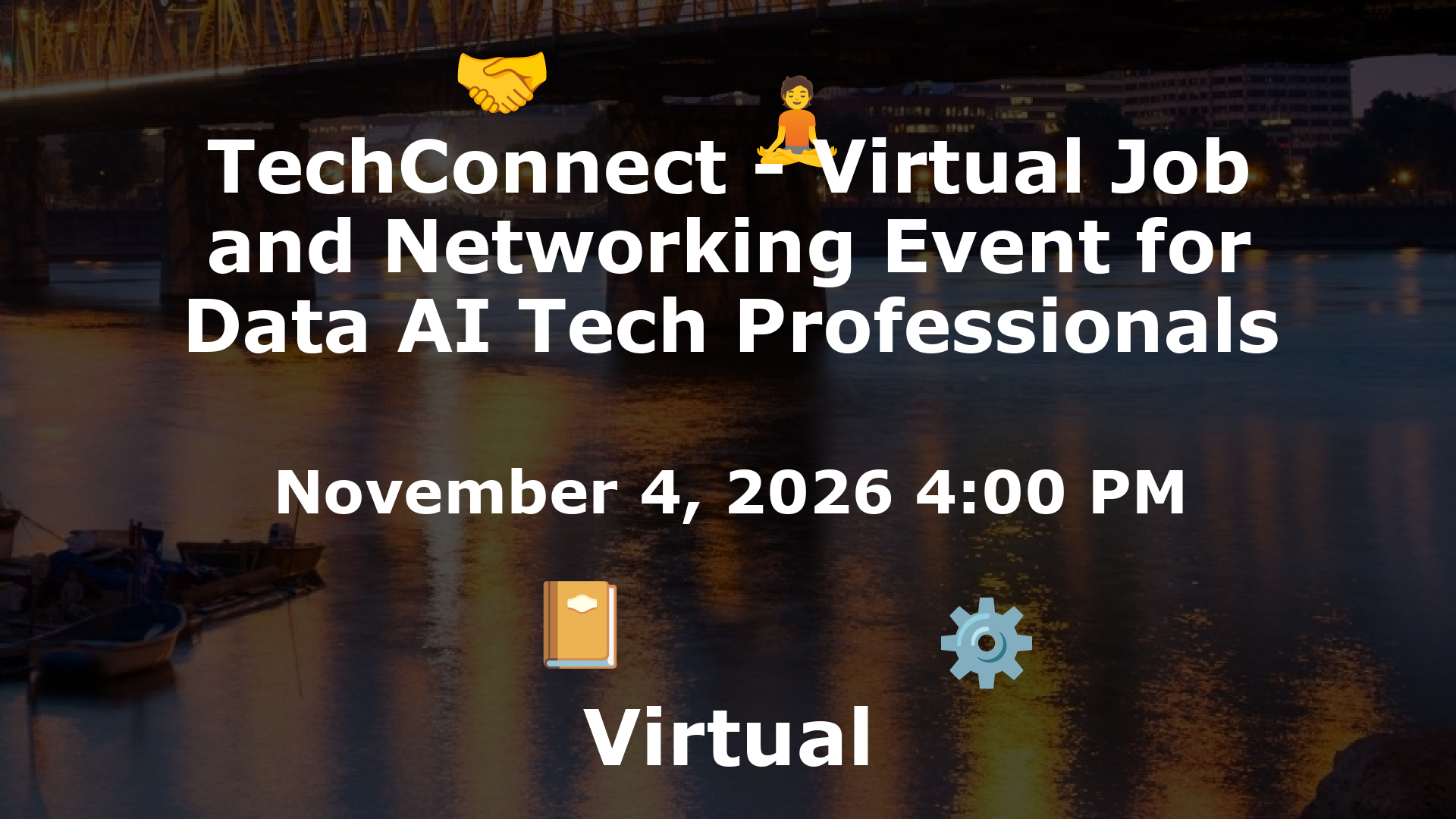 TechConnect - Virtual Job and Networking Event for Data AI Tech Professionals event image